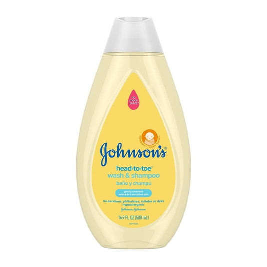 Johnsons Baby Head To Toe Wash And Shampoo, 1.7 Oz