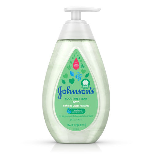 Johnsons Baby Soothing Vapor Bath To Relax Babies, 13.6 Oz
