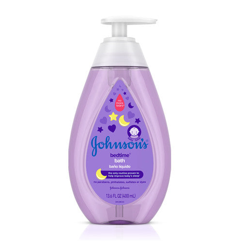 Johnsons Bedtime Baby Bath with Pump, 13.6 Oz