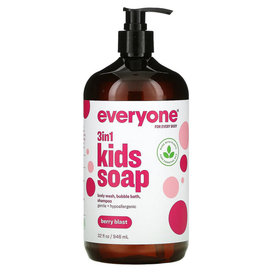 Everyone Kids Soap 3 in 1 Berry Blast, 32 Oz